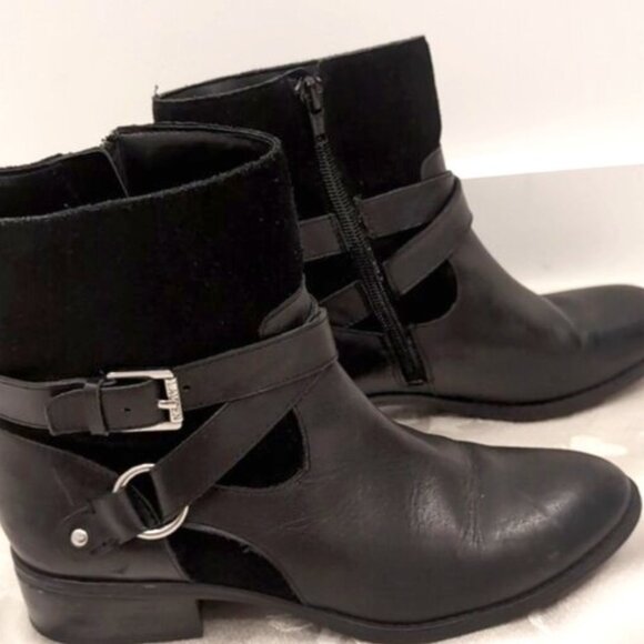 Ralph Lauren Shoes - Ralph Lauren Black Leather Makaila Ankle Boots 6.5B